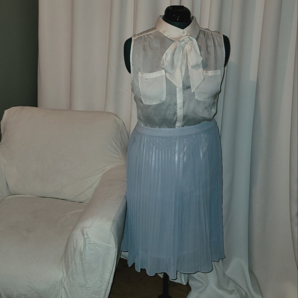 JustFab Mini-Pleated Skirt